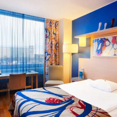 Отель Cumulus Hakaniemi 3* Стандартный семейный номер с двуспальной кроватью фото 5