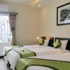 Отель Starfruit Homestay Hoi An 2* Стандартный семейный номер с двуспальной кроватью фото 14