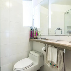 Отель Departamento Ovalo Gutierrez Miraflores ванная