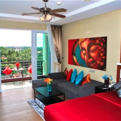 Апартаменты Sea & Sky Karon 2 bedrooms Apartment Sea View комната для гостей фото 2