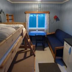 Отель Nesset Fjordcamping Номер с общей ванной комнатой с различными типами кроватей (общая ванная комната)