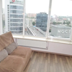 Мост Сити Апарт Отель 3* Улучшенные апартаменты с двуспальной кроватью фото 17