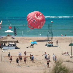Side Star Resort Турция, Сиде - отзывы, цены и фото номеров - забронировать отель Side Star Resort онлайн пляж фото 2