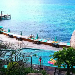 Отель Koh Tao Hillside Resort Таиланд, Остров Тау - отзывы, цены и фото номеров - забронировать отель Koh Tao Hillside Resort онлайн приотельная территория фото 2