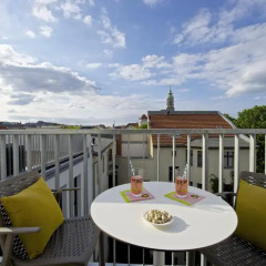 Отель Frederics Serviced Apartments STYLE Oranienburger Straße Германия, Берлин - отзывы, цены и фото номеров - забронировать отель Frederics Serviced Apartments STYLE Oranienburger Straße онлайн балкон фото 2