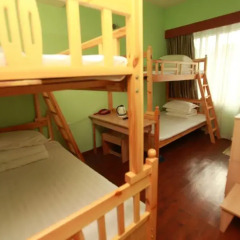 Отель Zhengfu Caotang Decent Inn 2* Кровать в общем номере с двухъярусной кроватью фото 4