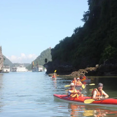 Отель Halong Dolphin Cruise 3* Номер Делюкс с различными типами кроватей фото 2