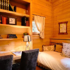 Отель Hôtel Alpaga 5* Шале с различными типами кроватей фото 7