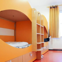 Chillout Hostel Zagreb Кровать в общем номере с двухъярусными кроватями фото 5