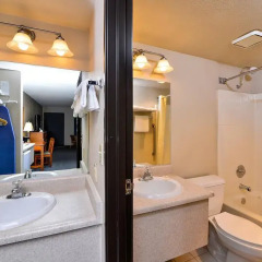 Отель Americas Best Value Inn Downtown Las Vegas США, Лас-Вегас - отзывы, цены и фото номеров - забронировать отель Americas Best Value Inn Downtown Las Vegas онлайн ванная