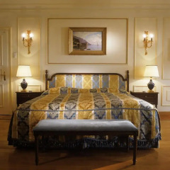 Отель Beau-Rivage Palace 5* Улучшенный номер с различными типами кроватей фото 4