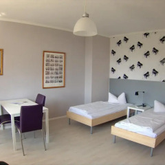 Отель Apartcity-Serviced Apartments Германия, Берлин - 1 отзыв об отеле, цены и фото номеров - забронировать отель Apartcity-Serviced Apartments онлайн комната для гостей фото 3