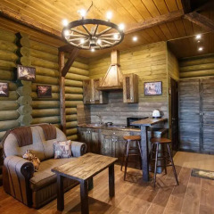 Hotel LogHouse Стандартный номер двуспальная кровать фото 26