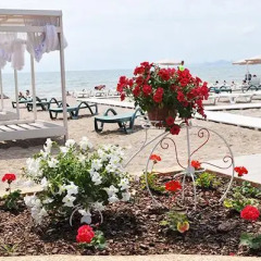 Гостиница Malibu Beach Complex пляж фото 2