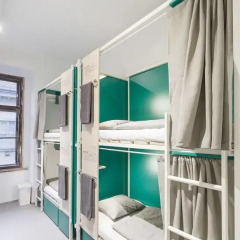 Flow Hostel Кровать в общем номере с двухъярусной кроватью фото 10