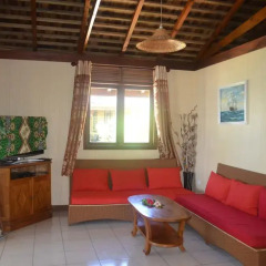 Отель Moorea Golf Lodge 3* Бунгало с различными типами кроватей фото 14