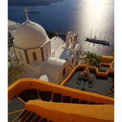Отель Antithesis Caldera Cliff Santorini 3* Люкс с различными типами кроватей фото 12