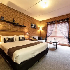 Отель Central Yarrawonga Motor Inn 3* Стандартный номер с различными типами кроватей фото 3