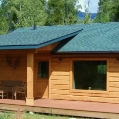 Отель Mica Mountain Lodge & Log Cabins сауна