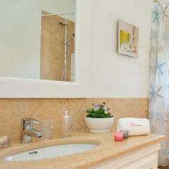 Отель Akivillas Olhos de Agua IV Португалия, Албуфейра - отзывы, цены и фото номеров - забронировать отель Akivillas Olhos de Agua IV онлайн ванная фото 2
