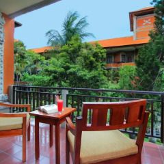 Отель Adi Dharma Hotel Индонезия, Бали - 2 отзыва об отеле, цены и фото номеров - забронировать отель Adi Dharma Hotel онлайн балкон
