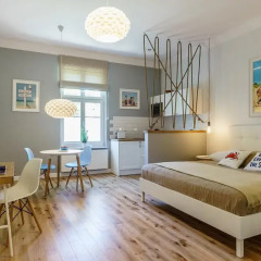 Апартаменты Sanhaus Apartments Студия фото 14