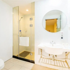 Отель Hanting Express Hotel Beijing Asian Games Village Китай, Пекин - отзывы, цены и фото номеров - забронировать отель Hanting Express Hotel Beijing Asian Games Village онлайн ванная