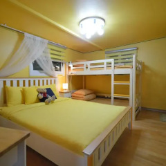 Отель Han River Guesthouse 2* Семейная студия с двуспальной кроватью фото 30