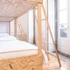 Porto Republica Hostel & Suites Кровать в общем номере двухъярусные кровати фото 9
