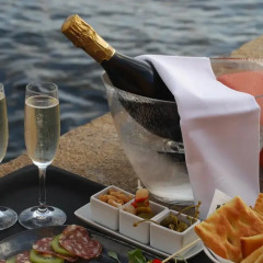 Отель I Tre Merli Locanda Камогли питание