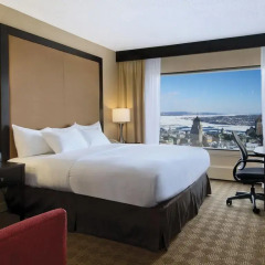 Отель Hilton Québec Канада, Квебек - отзывы, цены и фото номеров - забронировать отель Hilton Québec онлайн комната для гостей фото 5