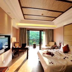 Grand Metropark Bay Hotel Sanya 4* Номер Делюкс с различными типами кроватей фото 3