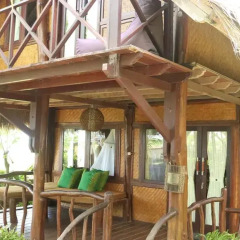 Отель Balangan Sea View Bungalow 3* Стандартный семейный номер с двуспальной кроватью фото 8