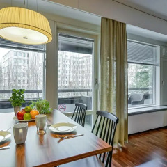 Апартаменты Forenom Serviced Apartments Espoo Tapiola Апартаменты с различными типами кроватей фото 10