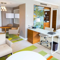 Отель Hilton Barcelona 4* Представительский люкс с различными типами кроватей фото 6