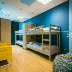 Хостел Hello Кровать в общем номере с двухъярусной кроватью фото 2