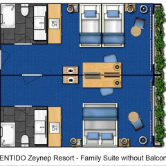 Zeynep Hotel 5* Люкс с различными типами кроватей фото 3