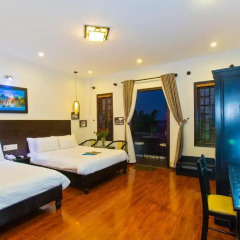 Отель Riverside Impression Homestay Villa 3* Номер Делюкс с 2 отдельными кроватями фото 9