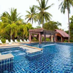 Отель Kaw Kwang Beach Resort бассейн фото 2