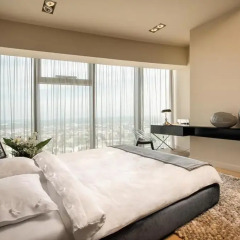 Апартаменты 40th+ Floor Luxury Apartments in Sky Tower Люкс с различными типами кроватей фото 21