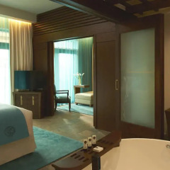 Апартаменты Sofitel The Palm, Дубай, Апартаменты комната для гостей фото 2