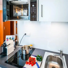 Star Inn Hotel München Schwabing, by Comfort 3* Апартаменты с различными типами кроватей фото 10