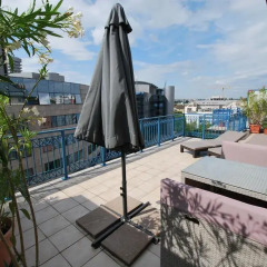 Апартаменты Arpad Bridge Apartments балкон