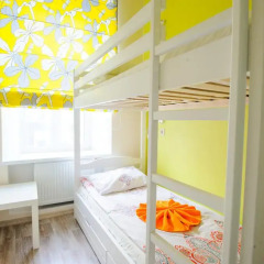 Хостел Нappy House Кровать в общем номере с двухъярусной кроватью фото 4