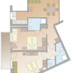 Hotel Garni Fiegl Apart 3* Стандартный номер фото 15
