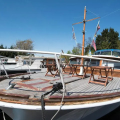 Отель Authentic Houseboats Amsterdam Нидерланды, Амстердам - отзывы, цены и фото номеров - забронировать отель Authentic Houseboats Amsterdam онлайн приотельная территория фото 2