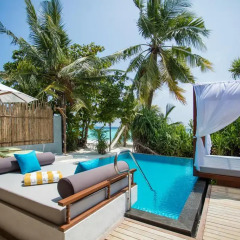 Отель Furaveri Island Resort & Spa 5* Вилла Garden с различными типами кроватей фото 8