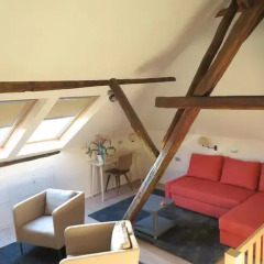Отель B&B Den Witten Leeuw 3* Стандартный семейный номер с двуспальной кроватью фото 10