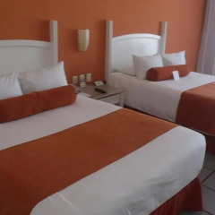 Отель Flamingo Cancun Resort 3* Стандартный номер с двуспальной кроватью фото 3