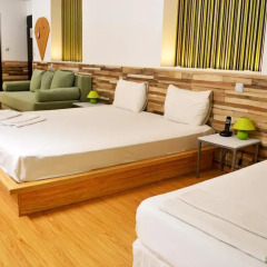 Art Hotel Simona 3* Студия с разными типами кроватей фото 8
